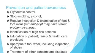 Diabetic Foot management protocol for medical students | PPTX