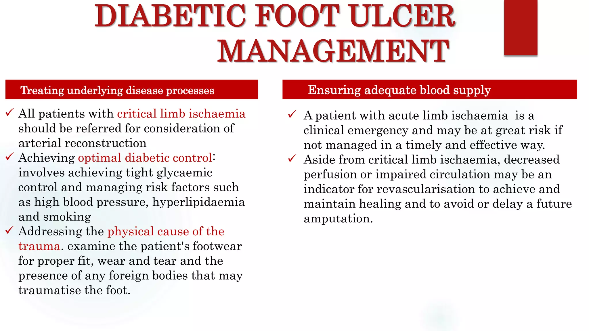 Diabetic foot ulcer / surgical wounds | PPTX