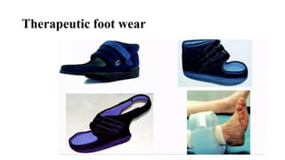 Therapeutic foot wear
 
