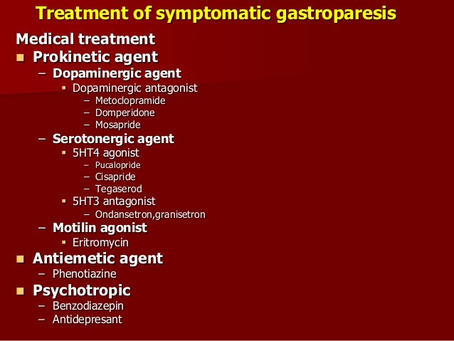 Domperidone For Diabetic Gastroparesis