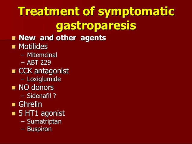 Domperidone For Diabetic Gastroparesis