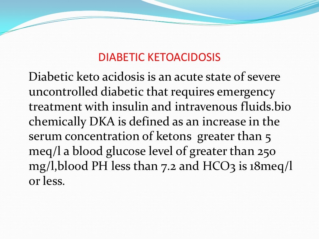 Diabetic ketoacidosis