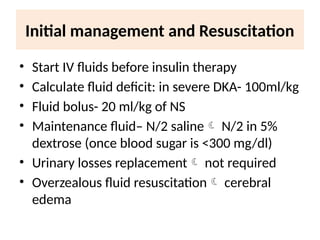 Pediatric Diabetic Ketoacidosis Management and Treatment Guidelines | PPTX