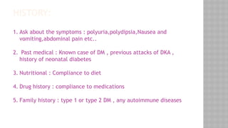 Diabetic ketoacidosis and its management for medical students | PPTX