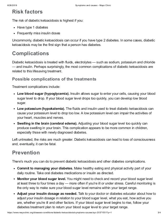 Diabetes Complications Mayo Clinic Diabetes Complications Mayo Clinic