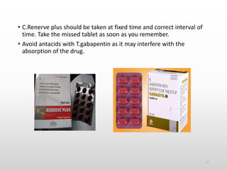 gabapentin with tums