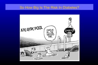 So How Big Is The Risk In Diabetes?
 