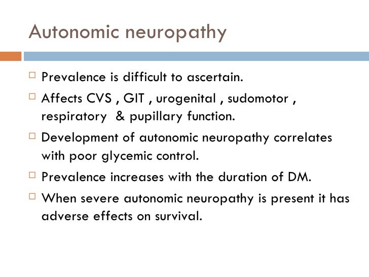 Diabetic Neuropathy