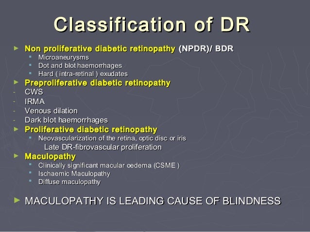 Diabetic retinopathy for medical student