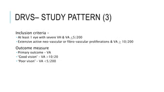 Diabetic retinopathy Trials | PPTX