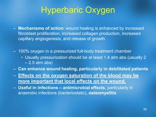 Provides a collagen scaffold for ingrowth of granulation tissueBrigido  - Compared single application of GraftJacket to sharp debridement, weekly dressing changes - 85.7% healed with GraftJacket at 12 weeks vs. 28.6% healed at 12 weeks without. Integra – dermal replacement, bilayered – allows for ingrowth of new skinOasis – Porcine intestinal subucosaPegasus (OrthoAdapt) – equine pericardiumRejection a possibility 29