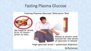 Fasting Plasma Glucose
Thursday, April 5, 2018Dr. Soad Abd El salam Ramdan15
 