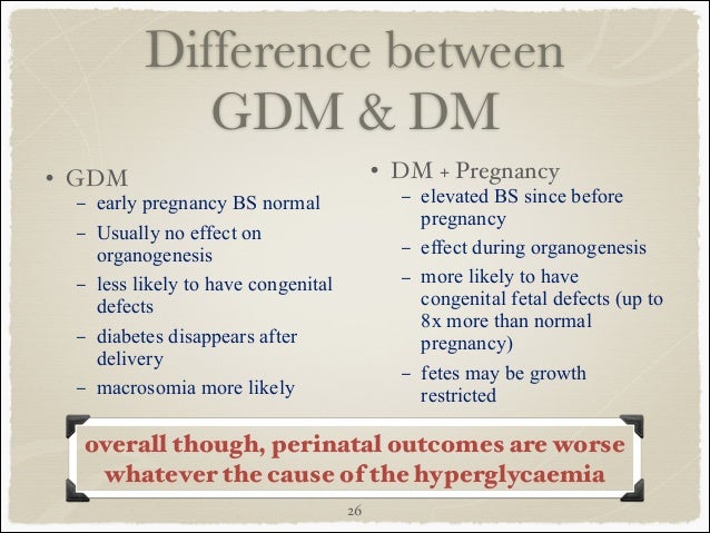 Diabetes In Pregnancy
