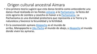 Origen andino de uru
 La cual puede también tener un origen o vinculación con un ritual uru del
siglo I d.C. denominado Llama llama en honor al dios Tiw en una ceremonia
que se habría originado en Oruro, por ser éste el centro ritual del pueblo Uru.
 Los urus se establecieron desde las costas del Pacífico hasta el altiplano
andino, concentrándose en Paria, Orinoca, Coipasa y a las orillas de los lagos
Titicaca, Poopó y Desaguadero hace más de 2000 años. Rendían culto
al Tiw quien era el dios de todo lo creado, el protector de la naturaleza, de
abrigos rocosos, cuevas, socavones, animales de caza y aves acuáticas. Tiw,
era venerado en el Itwu (luego llamada Fiesta de Ytu), un ritual que se
practicó en todas las zonas andinas pobladas por los urus.18
 