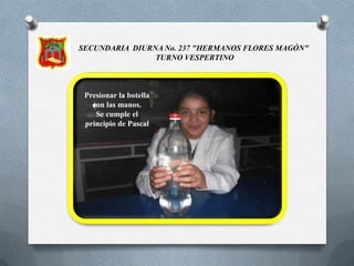 SECUNDARIA  DIURNA No. 237 "HERMANOS FLORES MAGÓN"  TURNO VESPERTINOTapar la botella