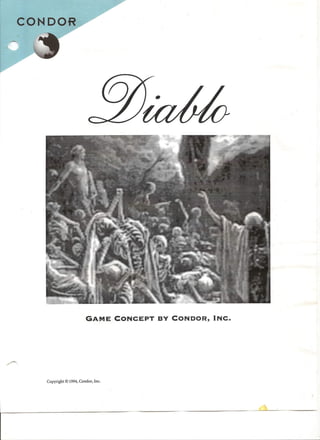 Diablo Game Pitch Deck (1994)