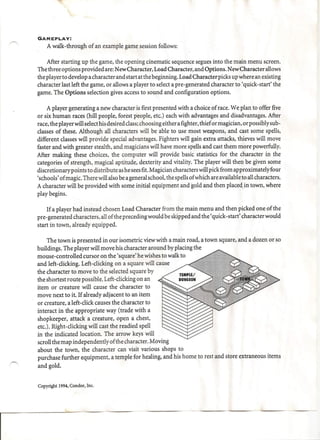 Diablo Game Pitch Deck (1994)