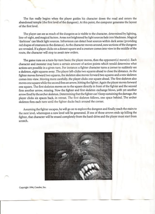 Diablo Game Pitch Deck (1994)