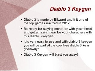 diablo 3 key codes free diablo 3 key codes free