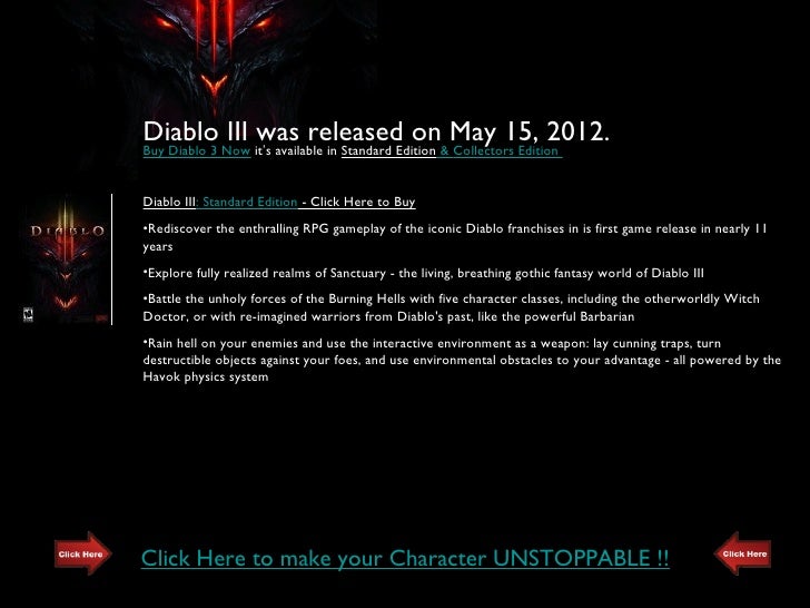 Diablo 3 xbox 360 release date
