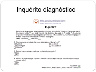 Inquérito diagnóstico  