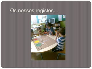 Os nossos registos…
 