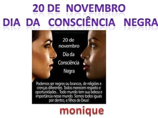 Dia da consciência negra ok