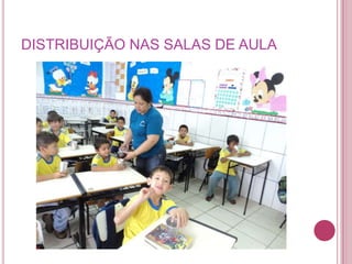DISTRIBUIÇÃO NAS SALAS DE AULA

 