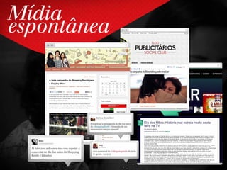 Mídia
espontânea
 