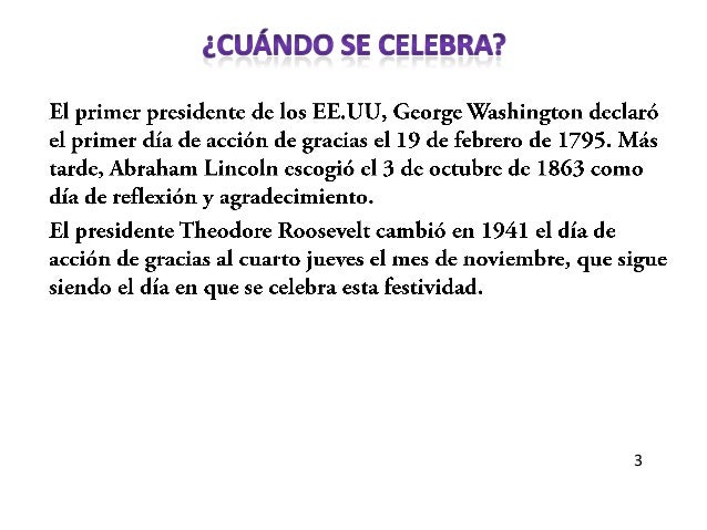 Dia de accion de gracias