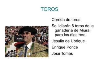 TOROS Corrida de toros