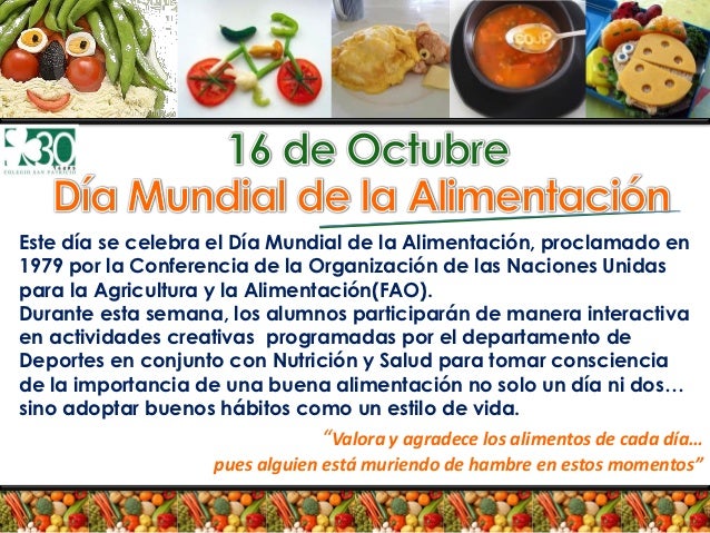Dia De La Alimentacion 2012 Pdf