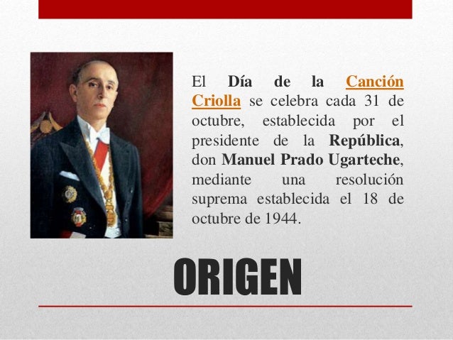 Dia De La Cancion Criolla