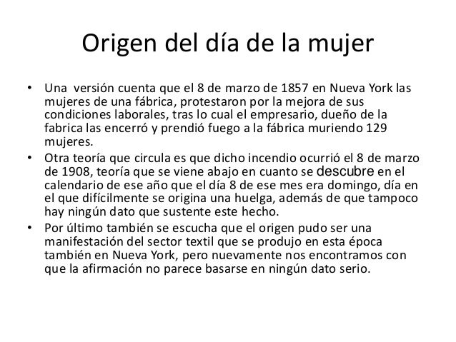 Cuál Es El Origen Del Día De La Mujer Y Por Qué Es El 8 De Marzo – KIYVHO
