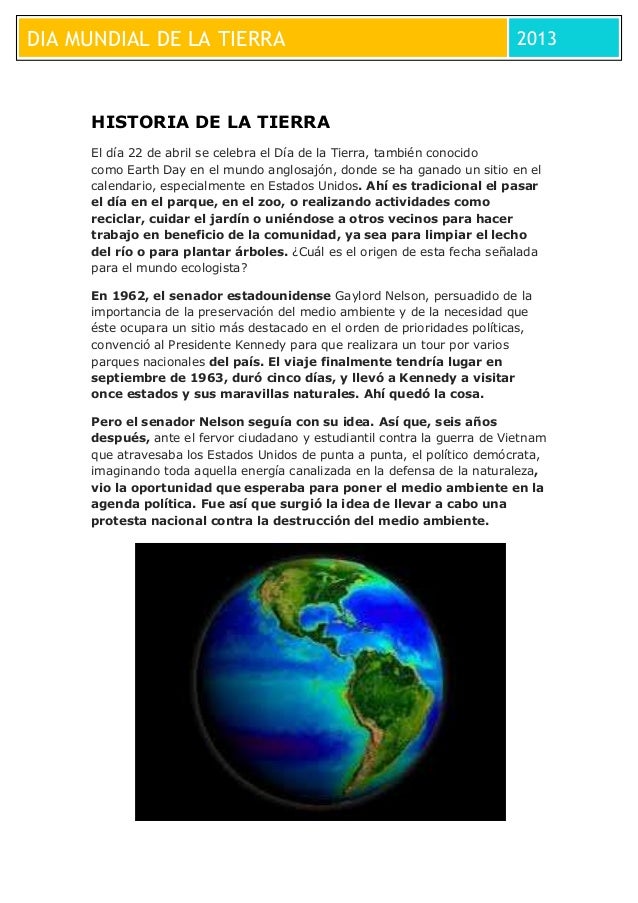 Dia de la tierra