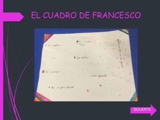 EL CUADRO DE FRANCESCO
SIGUENTE