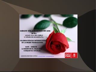 Dia de l mujer trabajadora