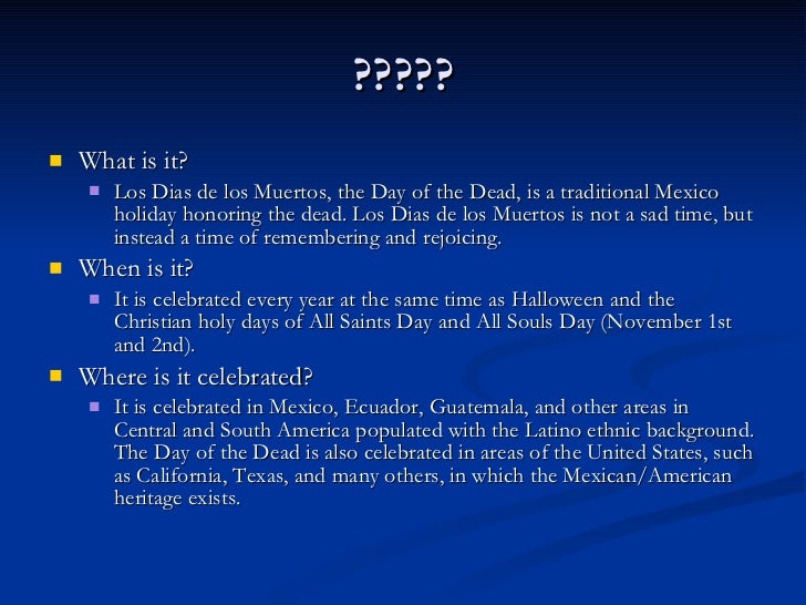 dia de los muertos