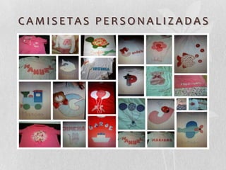 CAMISETAS PERSONALIZADAS
 