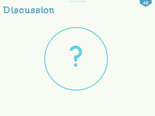 Discussion 
QUESTIONS 48 
? 
