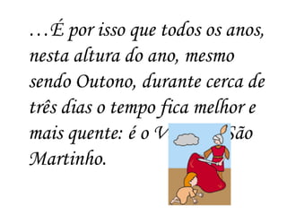 Dia de s. martinho