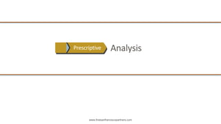 www.firstsanfranciscopartners.com
AnalysisPrescriptive
 