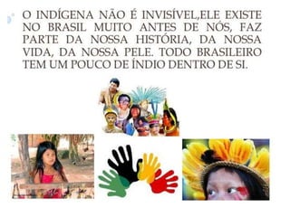 Dia do índio Palestra para educação infantil