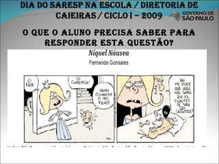 O que o aluno precisa saber para responder esta questão? 