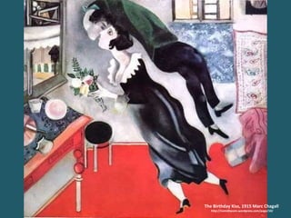 The Birthday Kiss, 1915 Marc Chagall  http://namidiacom.wordpress.com/page/10/ 