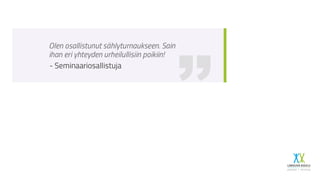 Yhteisöllisyyttä ja iloa - Liikkuva koulu henkilökunnan osallisuuden tukena