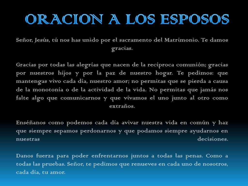 Dia esposos