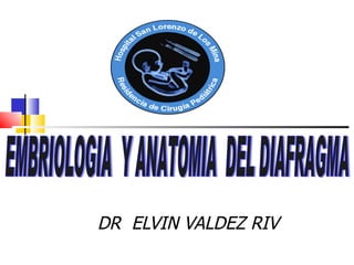 DR ELVIN VALDEZ RIV
 