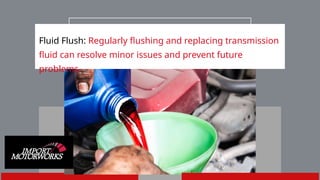 Diagnosing and Repairing Transmission Problems in Lexus Vehicles PPTX
