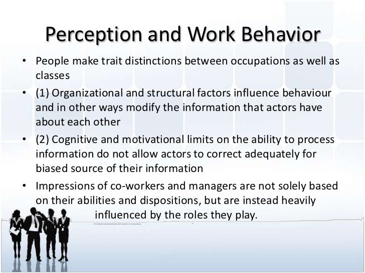 Diagnosing behavioral problems and perception